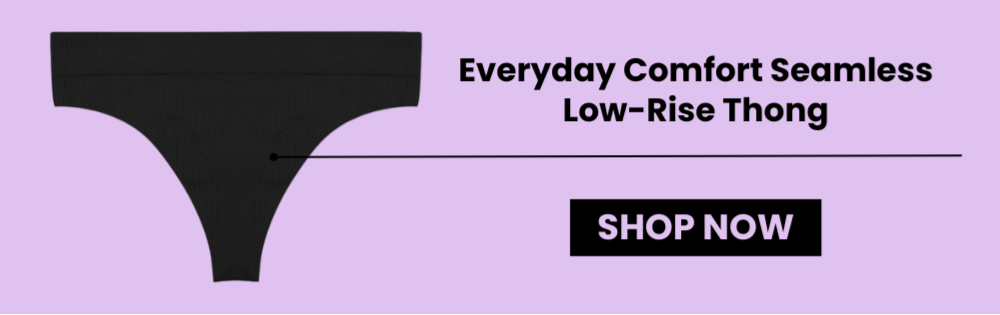 Everyday Comfort Seamless Low-Rise Thong