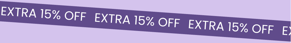 EXTRA 15% OFF