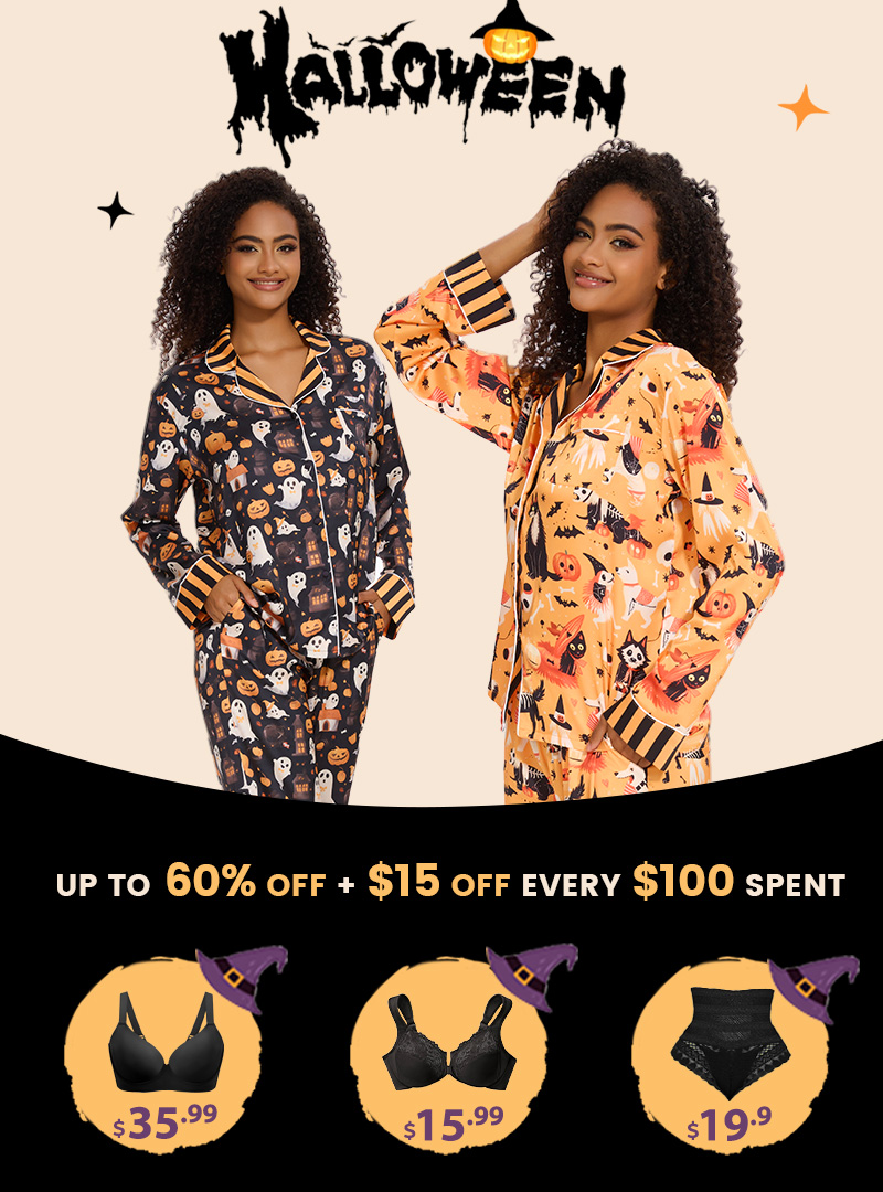 Halloween Sale: UP TO 60% OFF + $15 OFF EVERY $100 SPENT