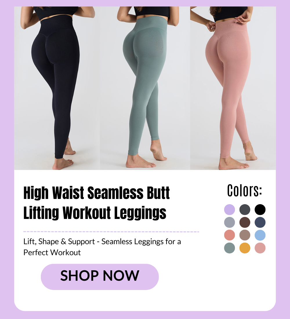 High Waist Seamless Butt Lifting Workout Leggings